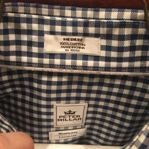 Peter Miller navy blue button up
